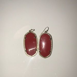 Red Kendra Scott Danielle Earrings